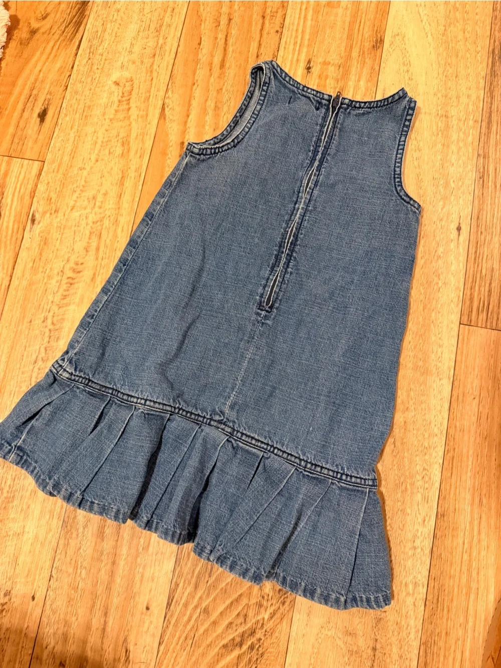 Ralph Lauren Denim Sleeveless Dress in Medium Blue